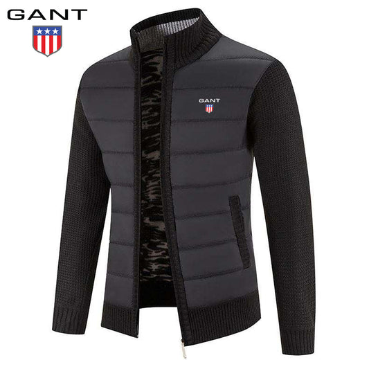 Veste patchwork en maille chaude GANT pour homme