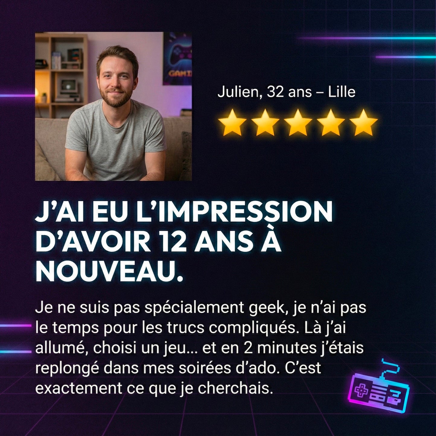 Pocket Game™ Retro - 20 ans de gaming en un seul clic