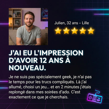 Pocket Game™ Retro - 20 ans de gaming en un seul clic